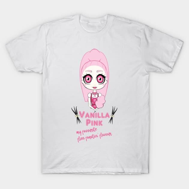 Vanilla Pink T-Shirt by Zilnation